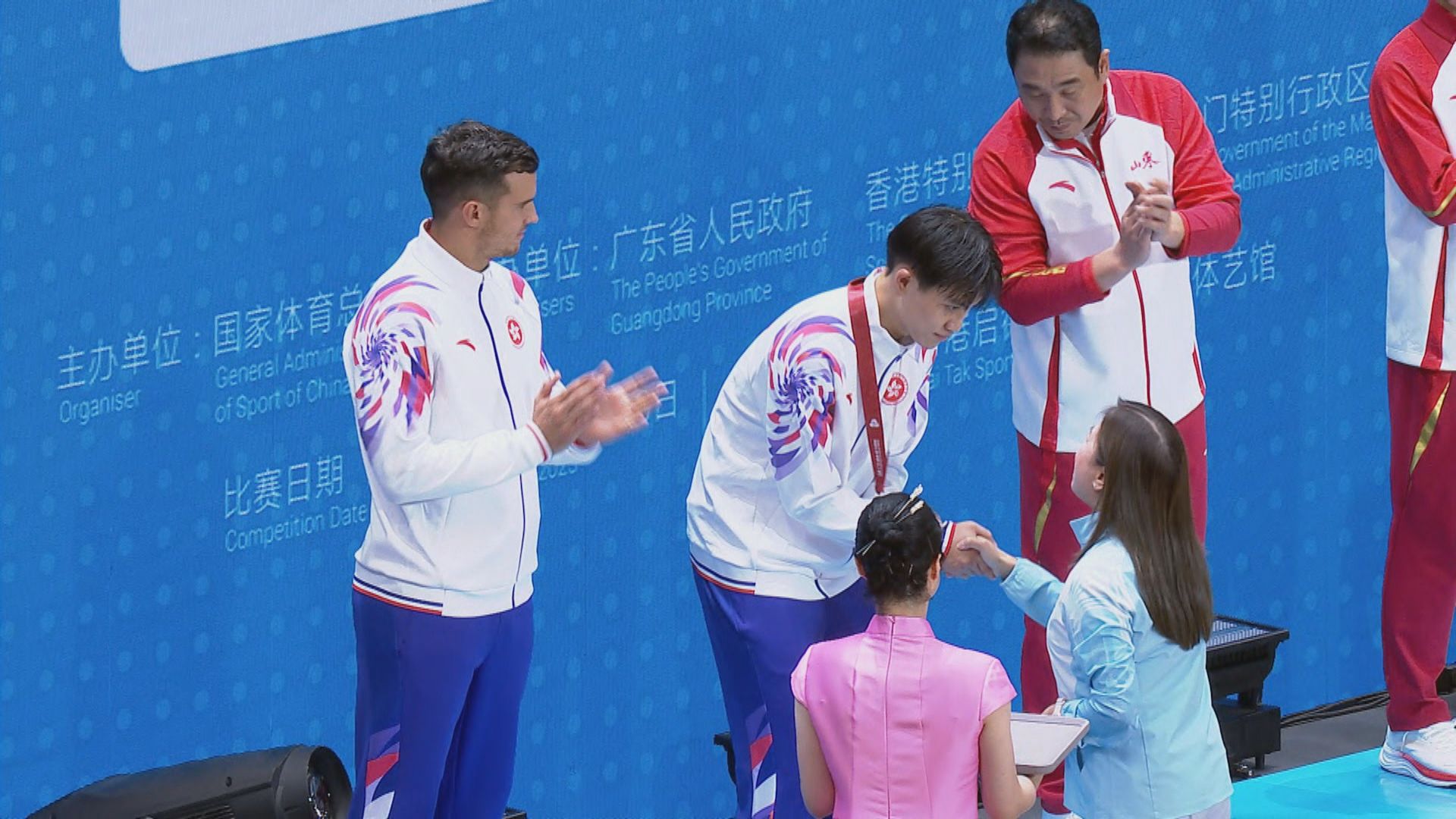 全運會男子佩劍　何思朗決賽負魏振浩　仍奪佩劍港隊首面獎牌(陳樂陶報道)