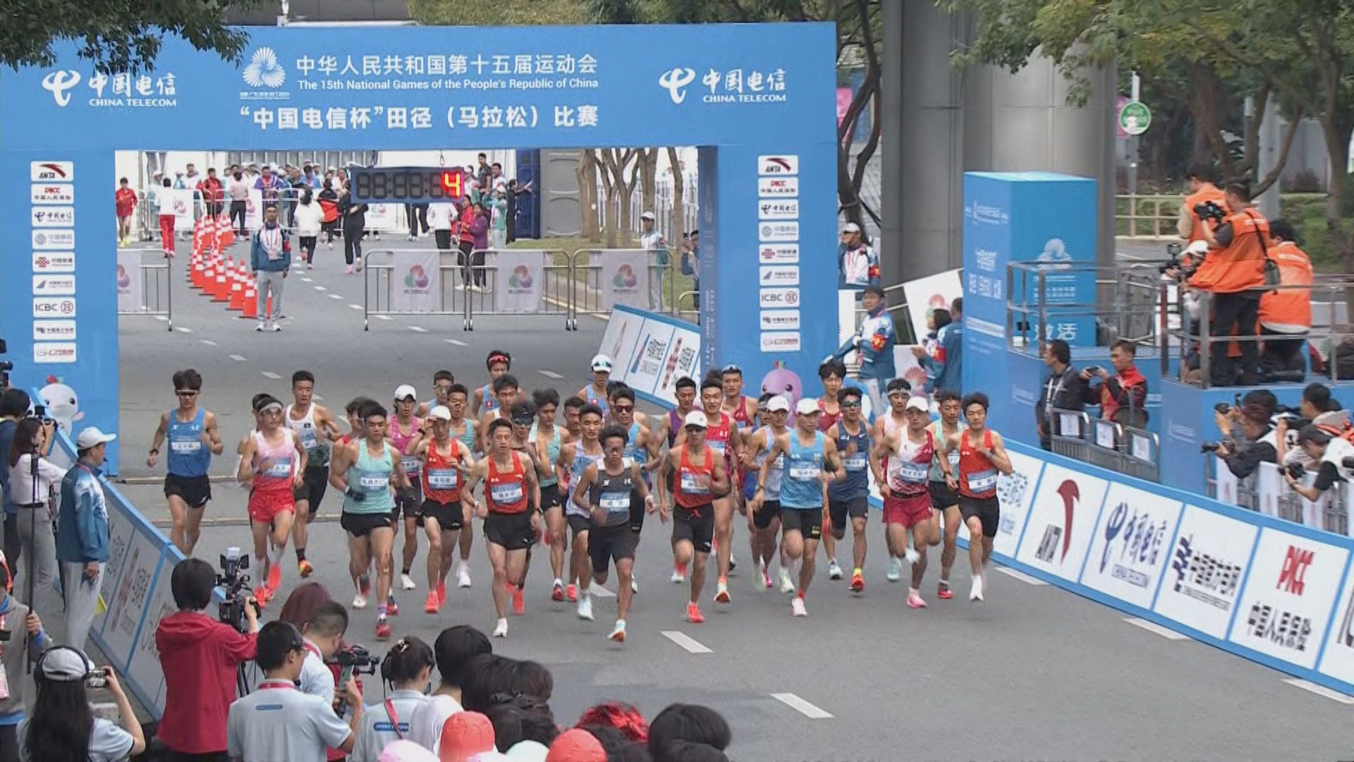 全運會馬拉松比賽早上舉行　跨越深港兩地