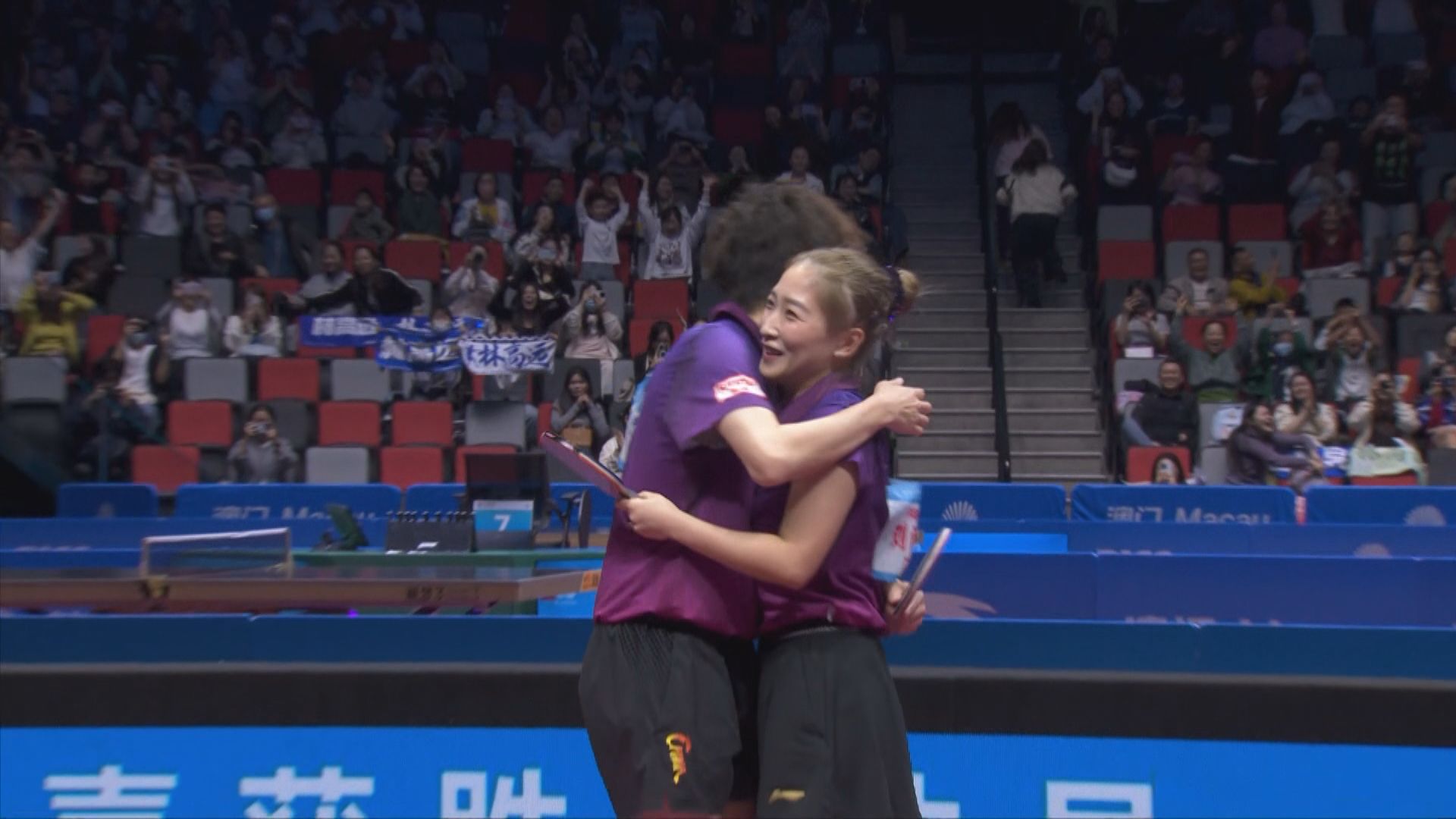 全運會乒乓混雙　廣東林高遠和劉詩雯奪金