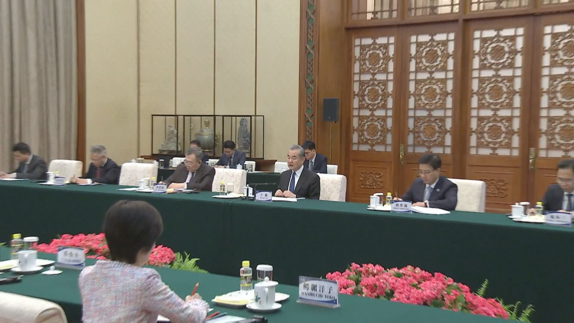 王毅晤山口那津男 稱希望日方樹立友善對華認知