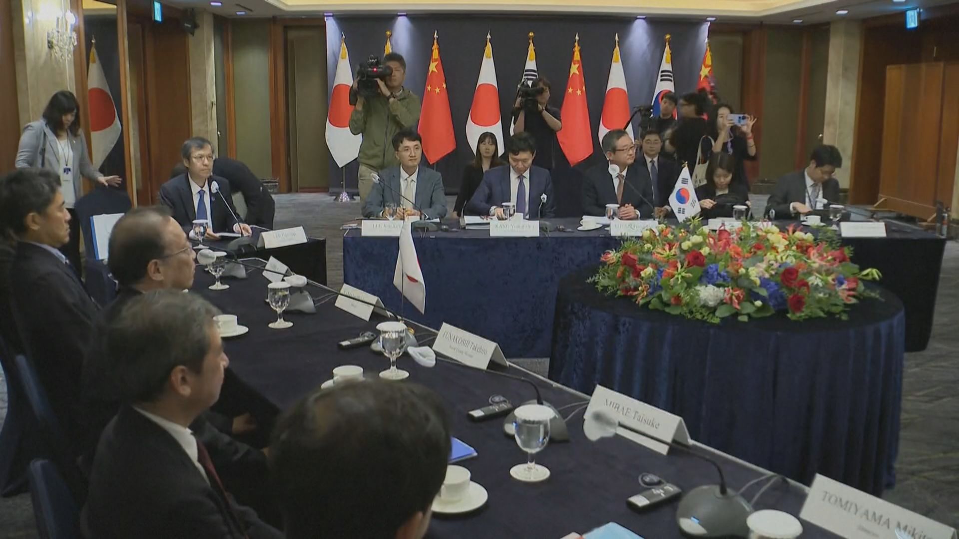 南韓指中日韓領導人會議將在互相方便時盡早舉行