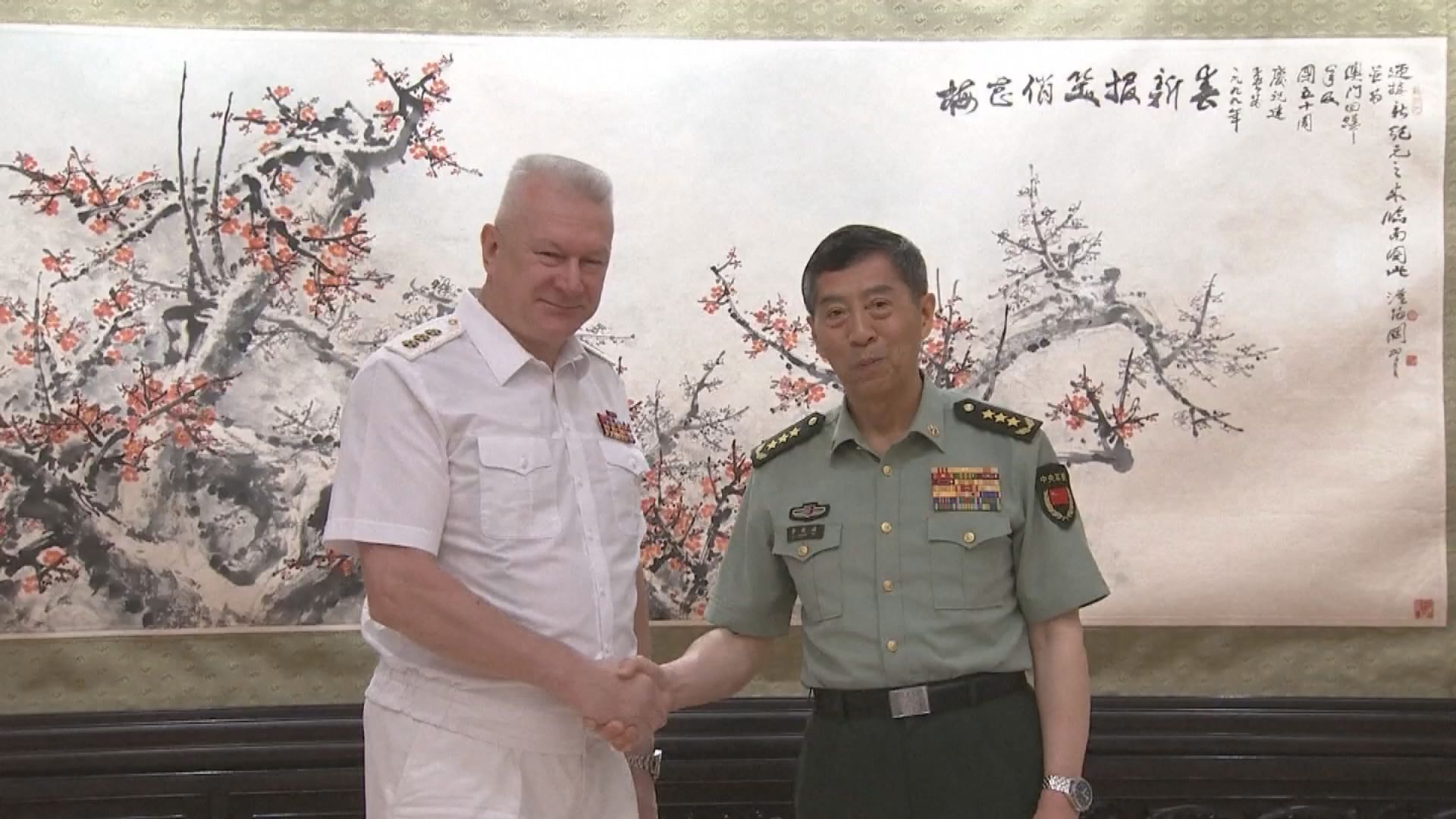 李尚福晤俄羅斯海軍總司令 冀常態組織聯演聯巡