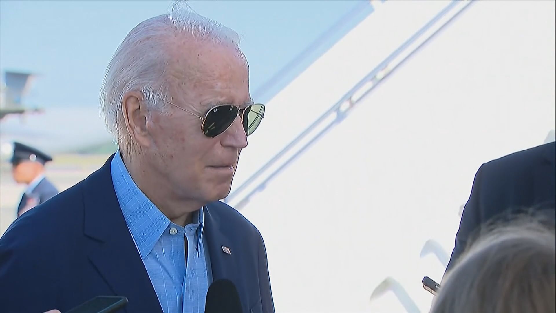 拜登稱不擔心但關注台灣局勢　美國防部批評北京製造危機