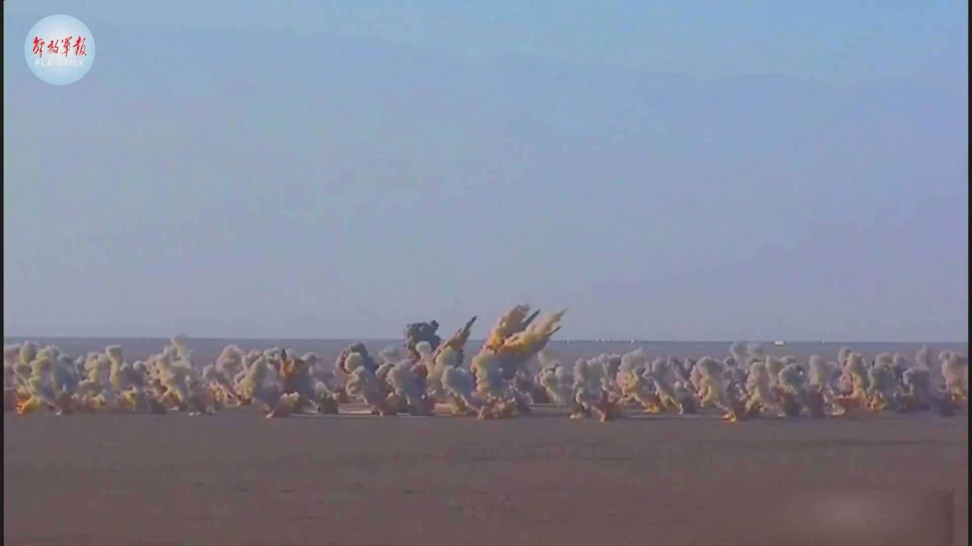 解放軍疑發射東風11導彈　模疑摧毀敵方陣地