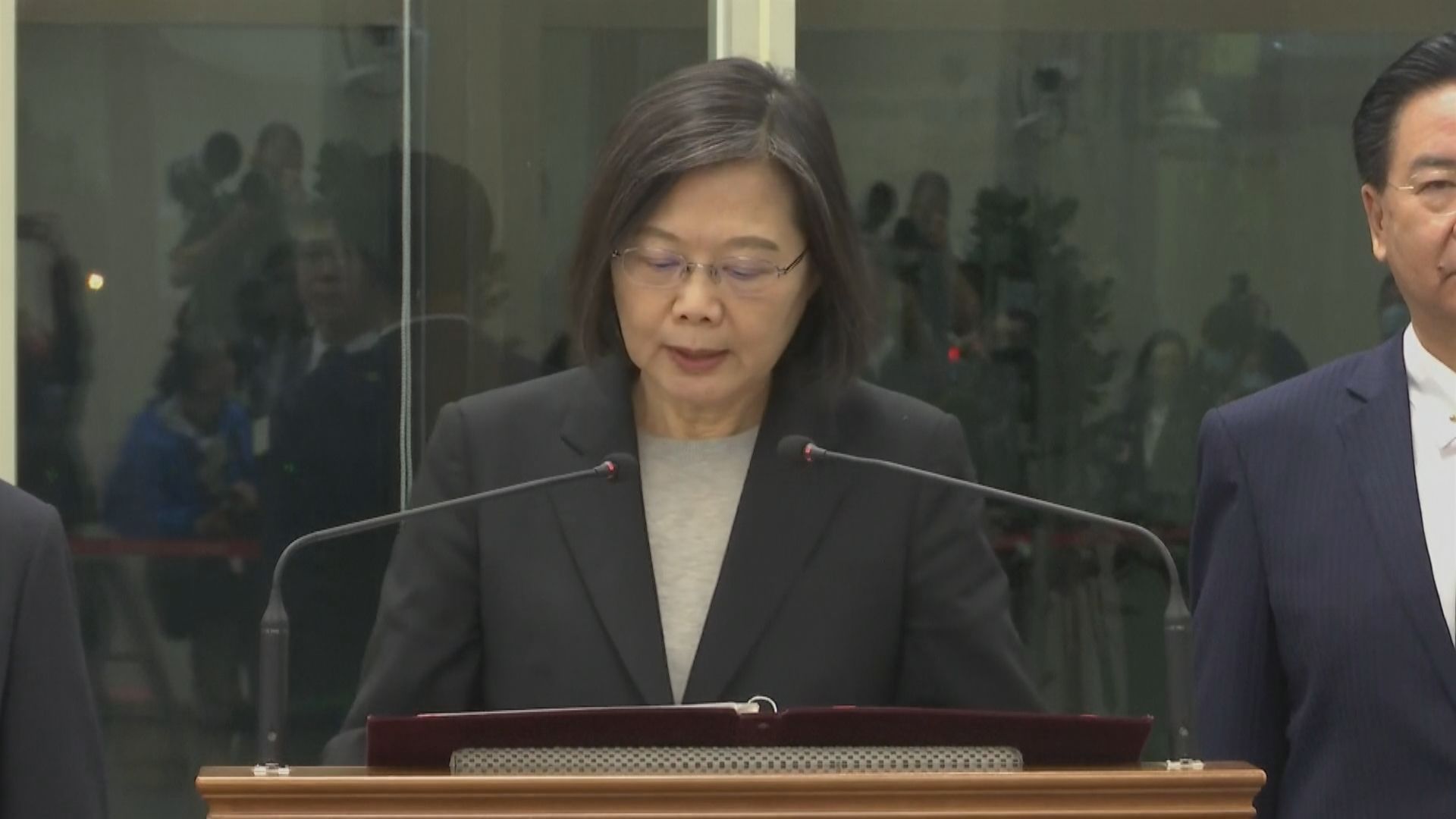 蔡英文結束外訪返回台灣