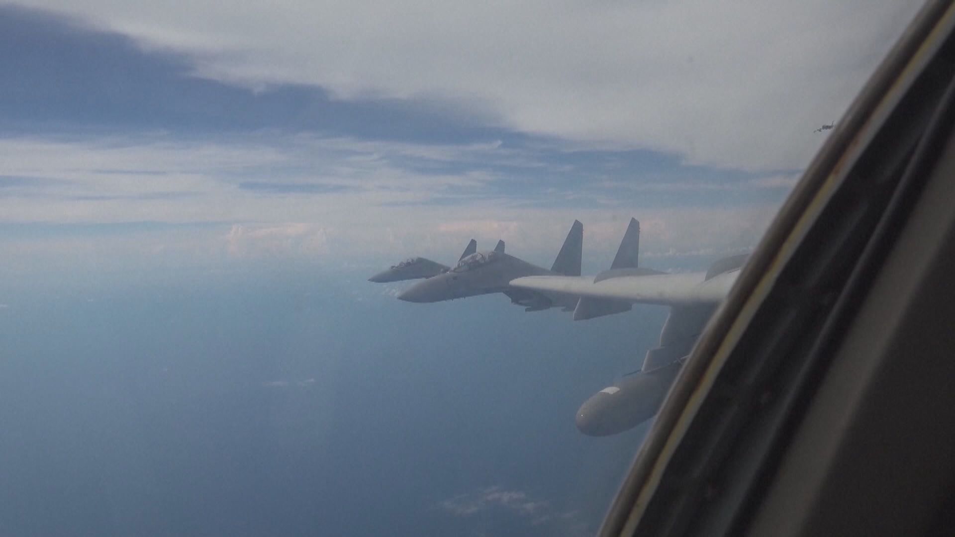 解放軍繼續在台灣周邊海空域進行實戰化聯合演訓