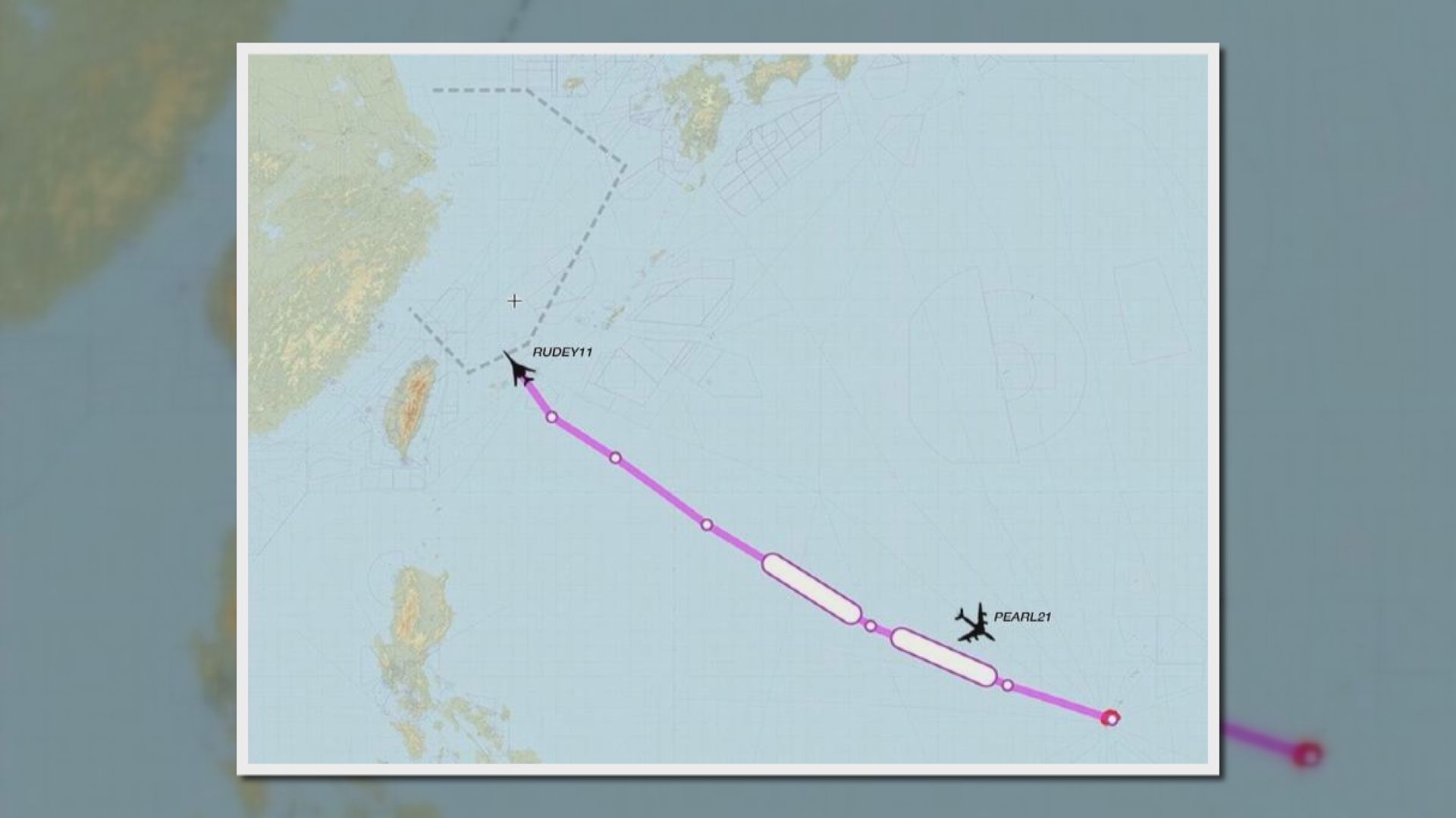 消息：美軍轟炸機一度逼近大陸劃設的東海防空識別區