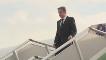 布林肯抵達上海展開三天訪華行程