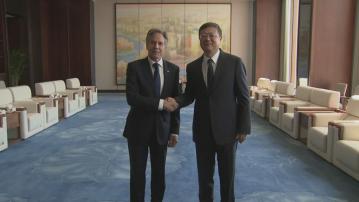 布林肯晤上海市委書記陳吉寧 稱中美要保持對話接觸