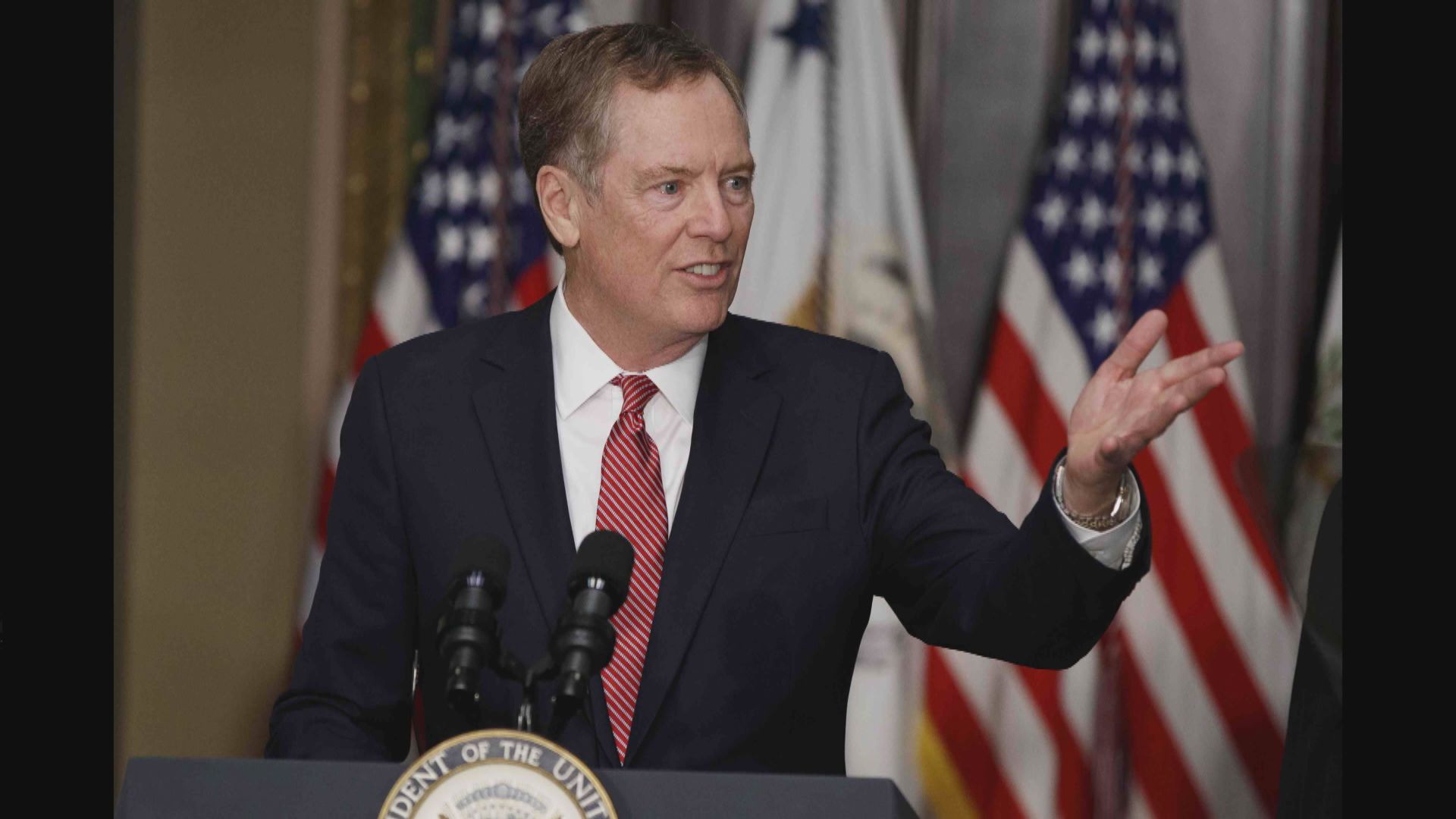 美國貿易代表：對中美首階段貿協進展情況感覺非常好