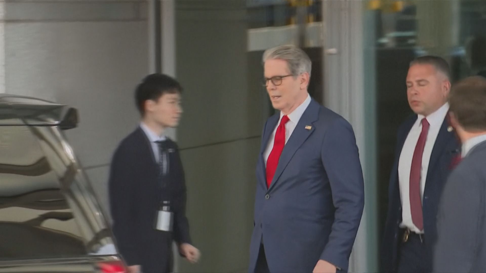 貝森特抵達南韓　將與何立峰舉行中美經貿磋商