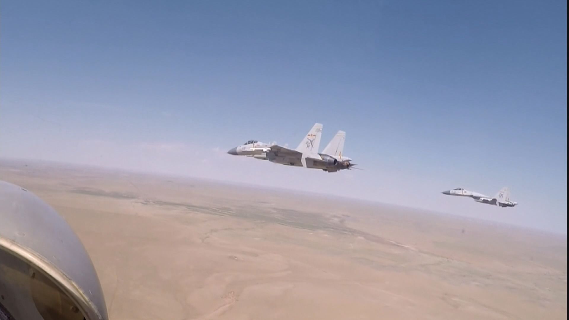 布林肯批評解放軍派軍機飛近台灣具挑釁性