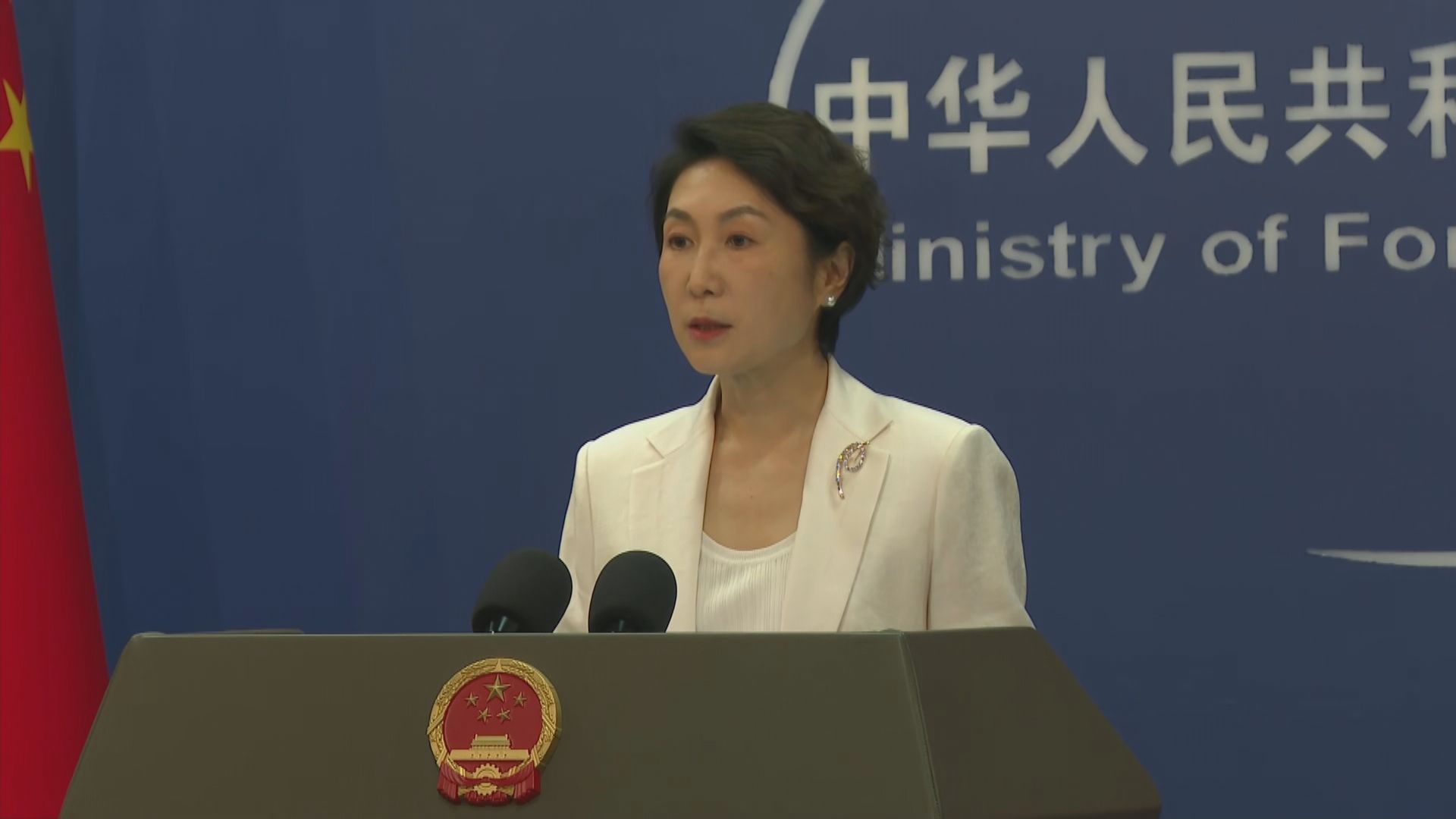 外交部指美方應停止向台獨分裂勢力發出錯誤信號