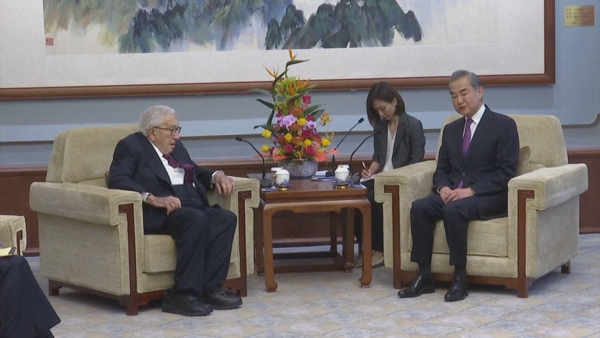 基辛格：一個中國是美國對華承諾 相信不會被動搖