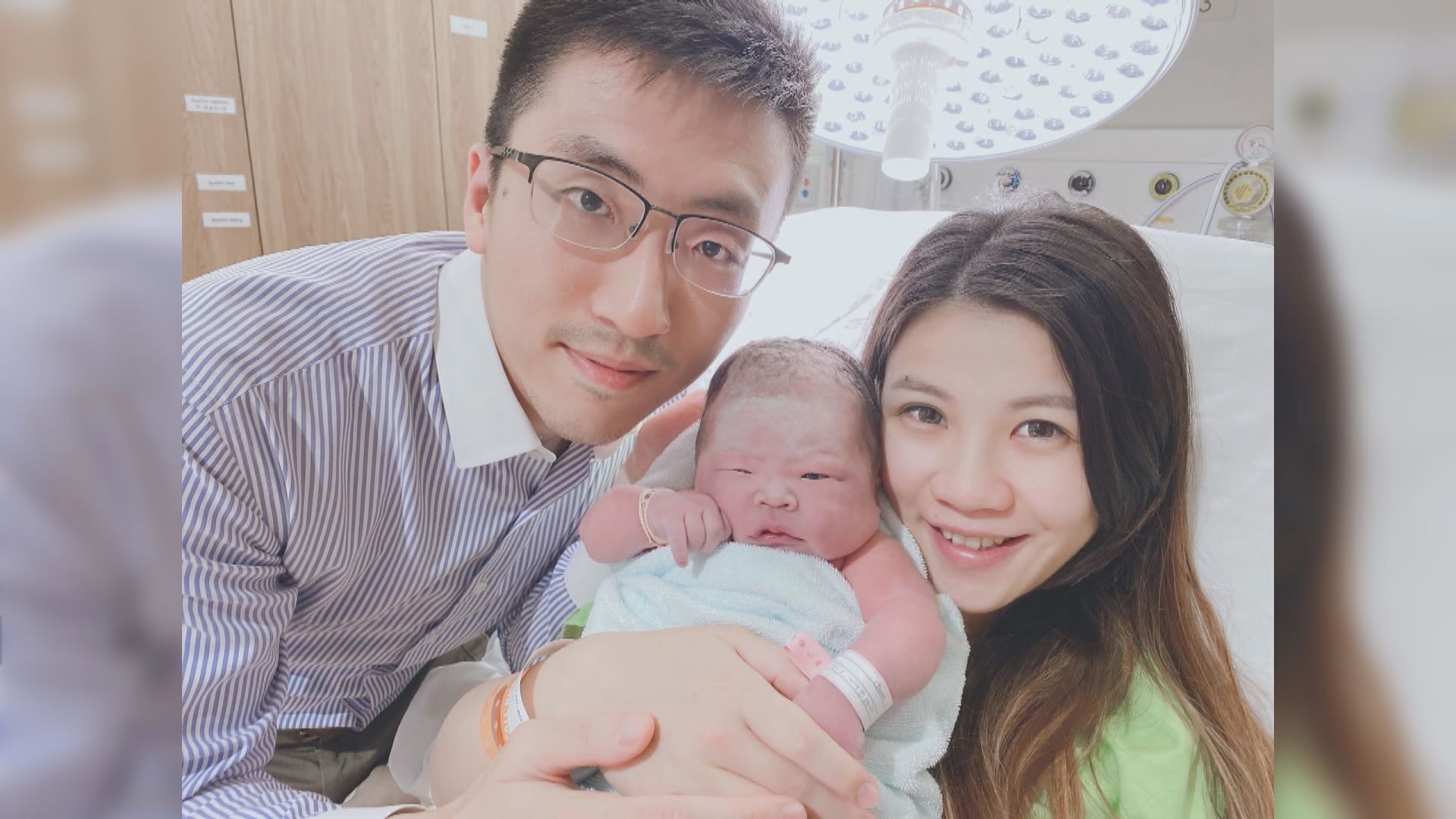 女嬰大年初一零時零分順產出生　成為第一位「牛年BB」