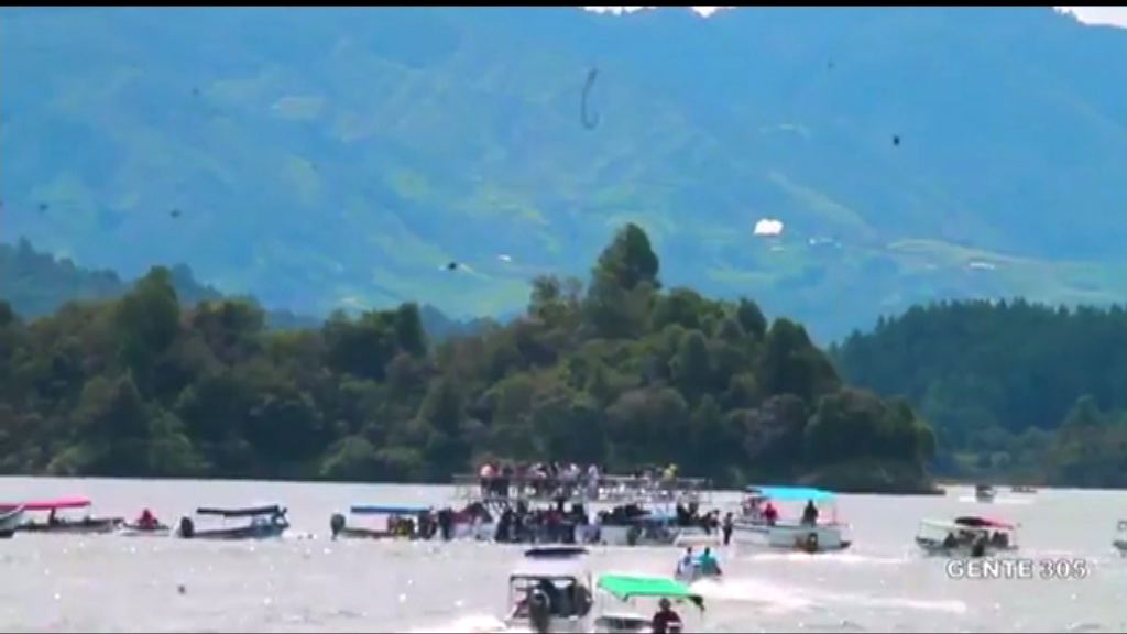 哥倫比亞觀光船沉沒九死多人失蹤