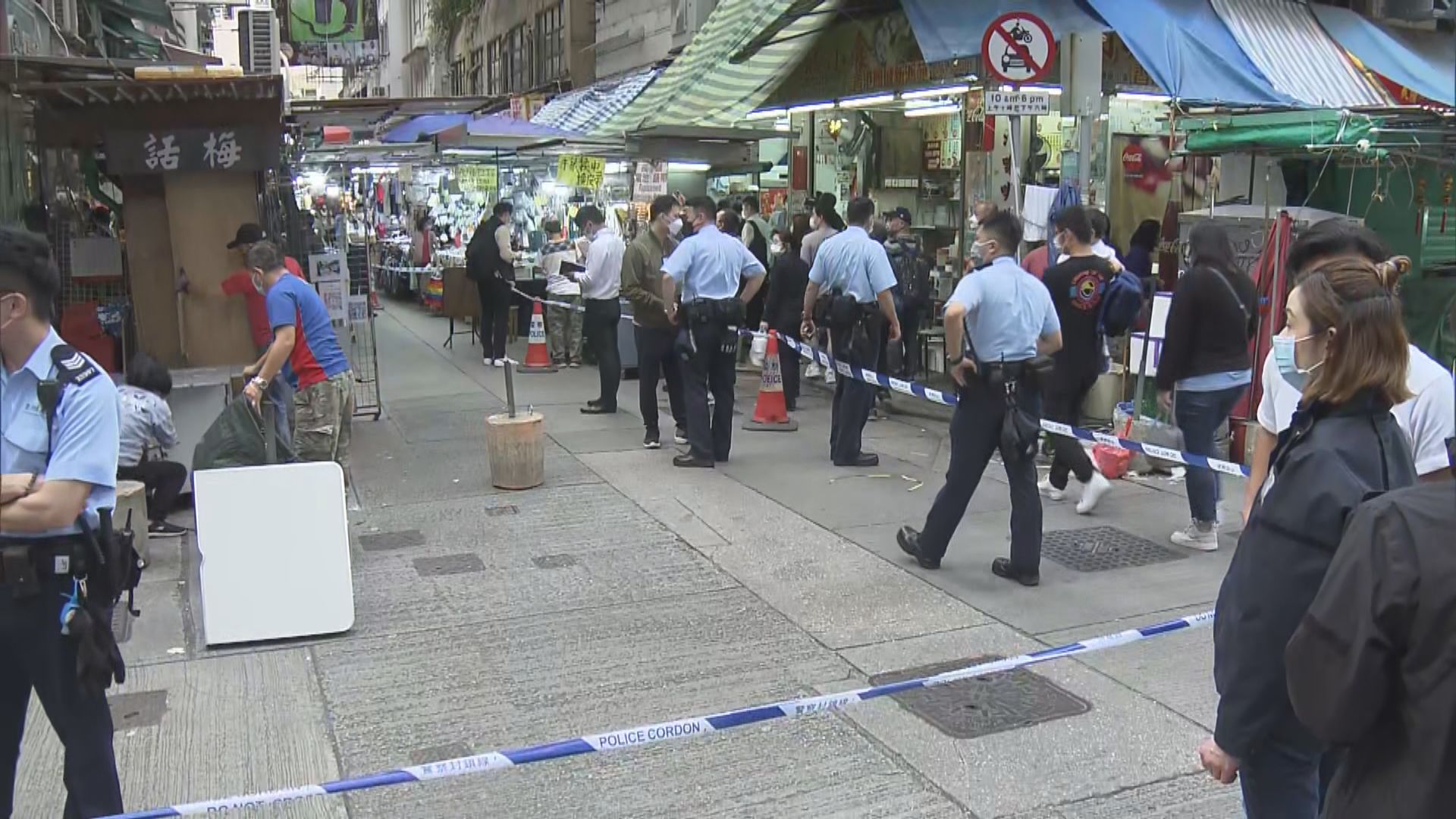 灣仔交加街男子倒斃店舖內