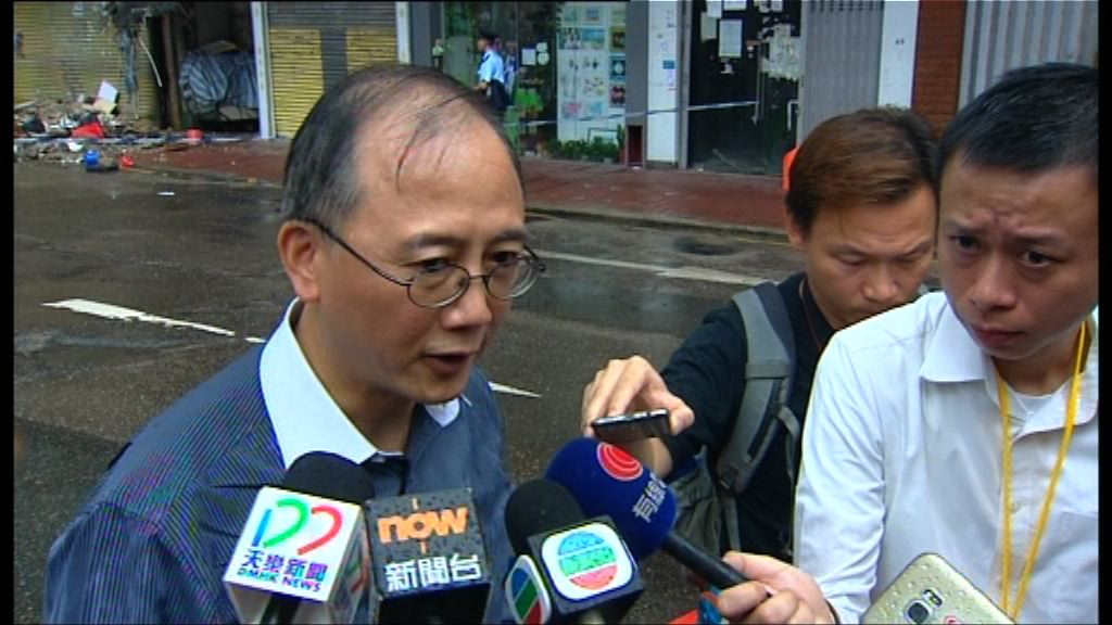 屋宇署：有簷篷倒塌唐樓無即時倒塌危險