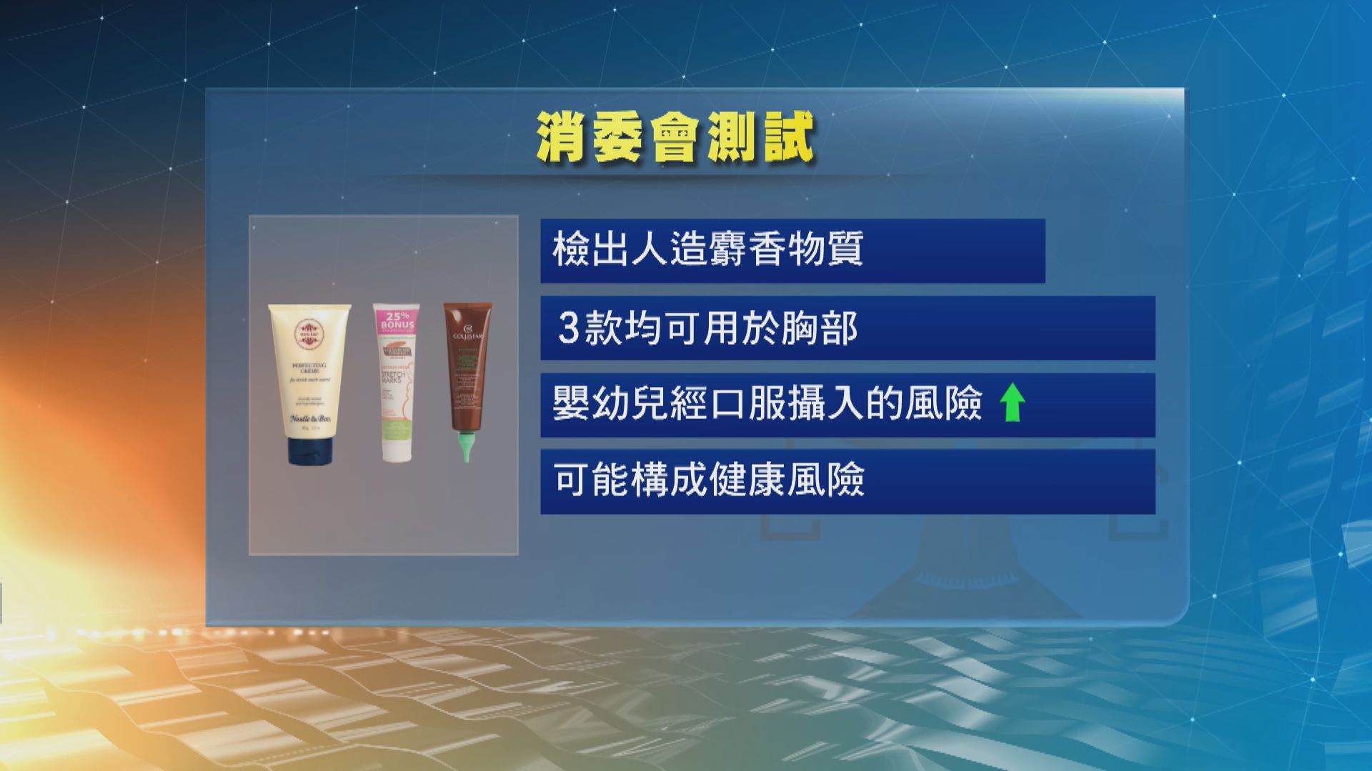 抗妊娠紋產品四成驗出香料致敏物　消委會：提防嬰幼兒攝入