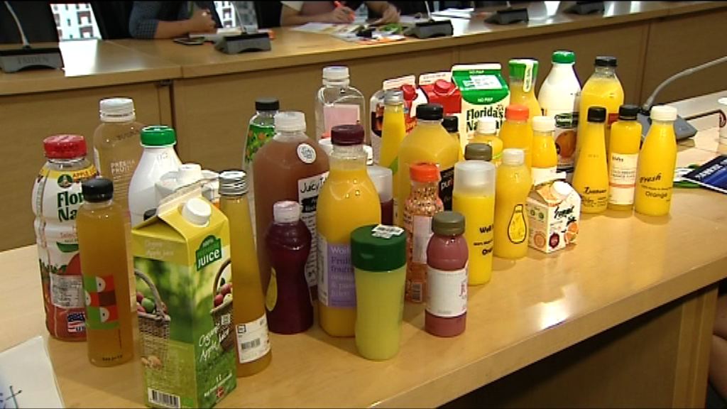 消委會：多個果汁樣本成份不符標示