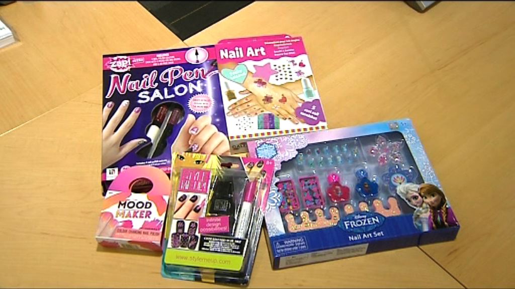 消委會驗出兒童指甲油含致癌物