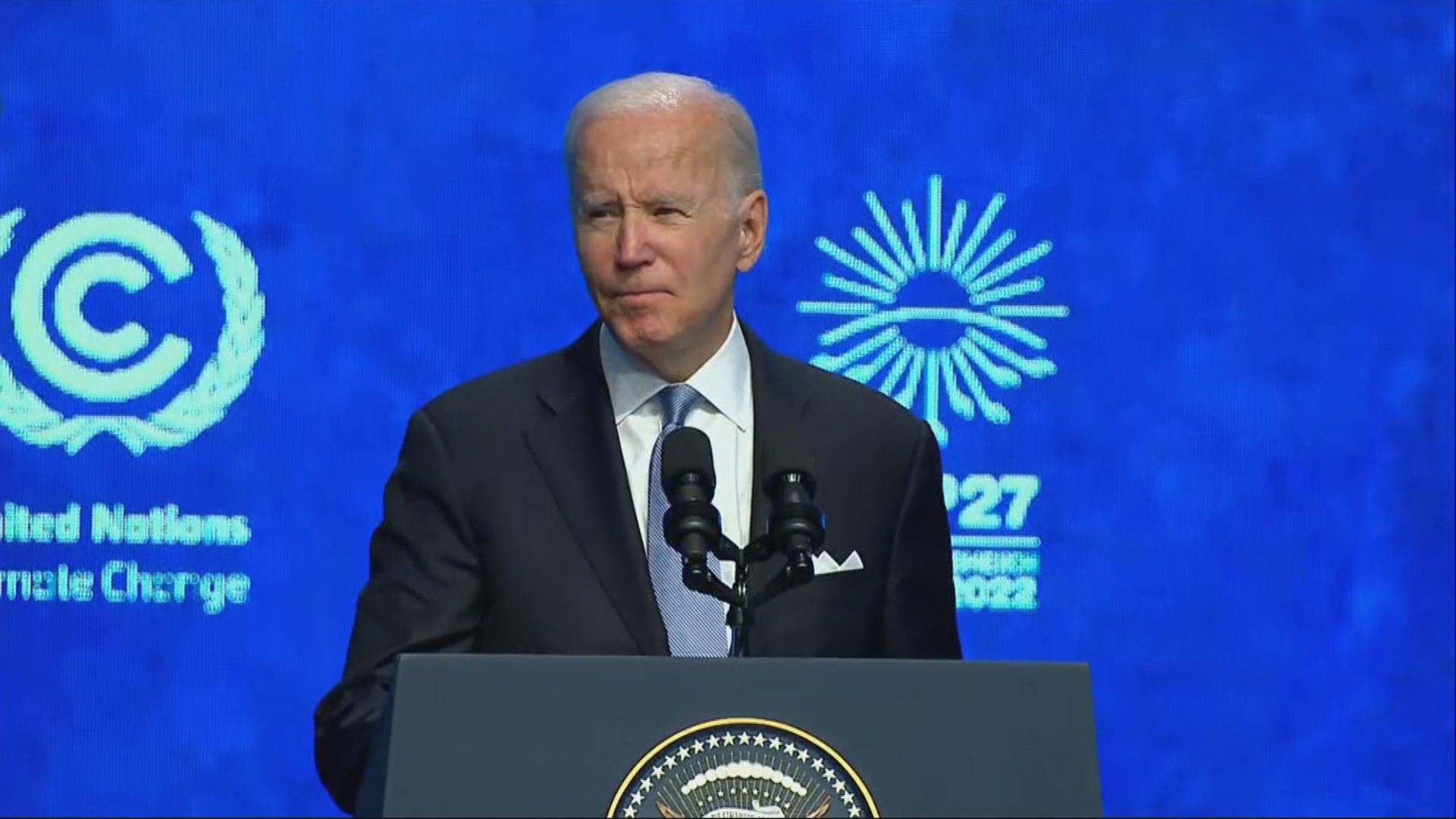 拜登促請主要碳排放國緊守減排承諾