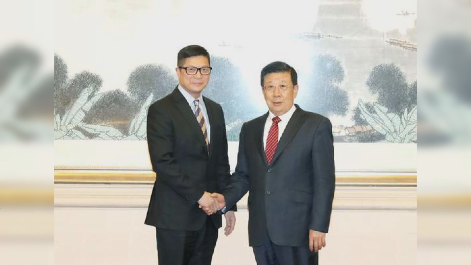 趙克志晤鄧炳強　指中央及公安部是警隊堅強後盾