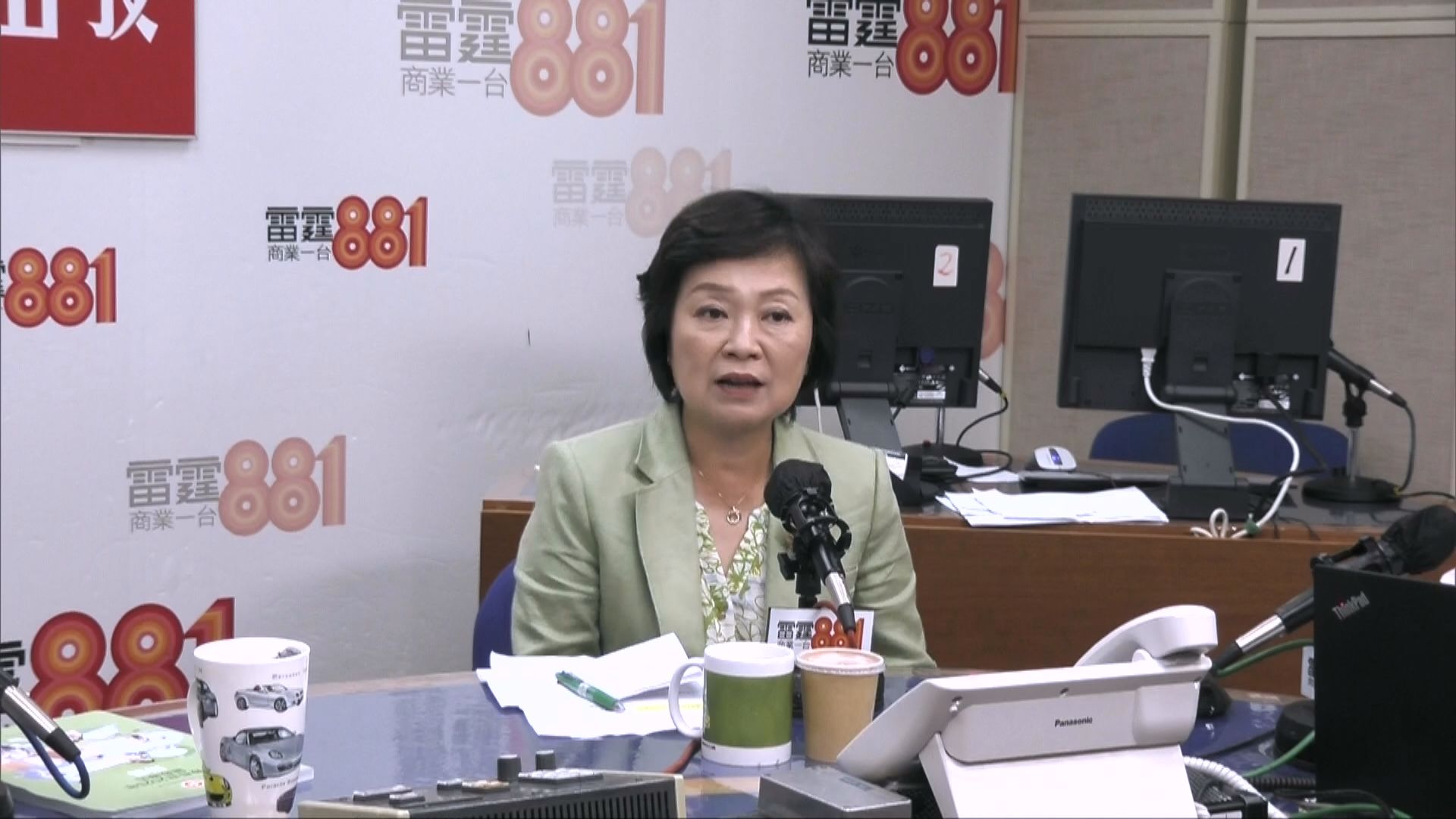 被問會否實施「打風不停學」　蔡若蓮：要審視學校網課設施