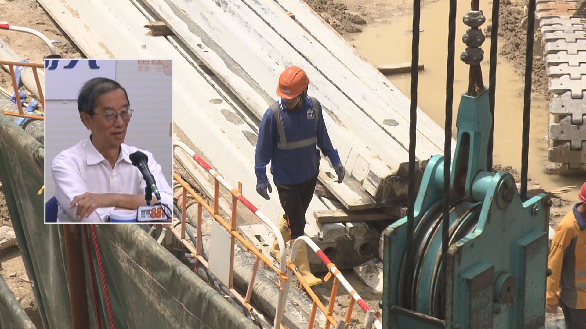 林超英建議參考內地以最高溫度為準　採取適當停工措施