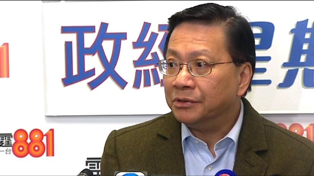 張炳良：高鐵停工死線非信口開河