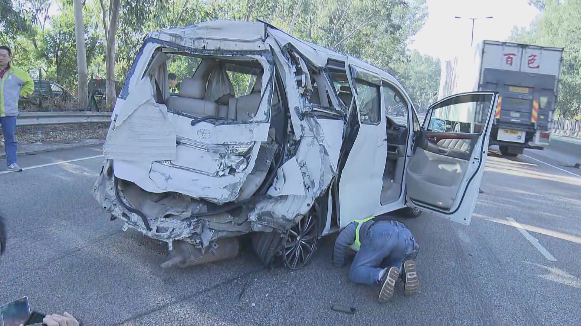 元朗致命車禍　一名司機死亡