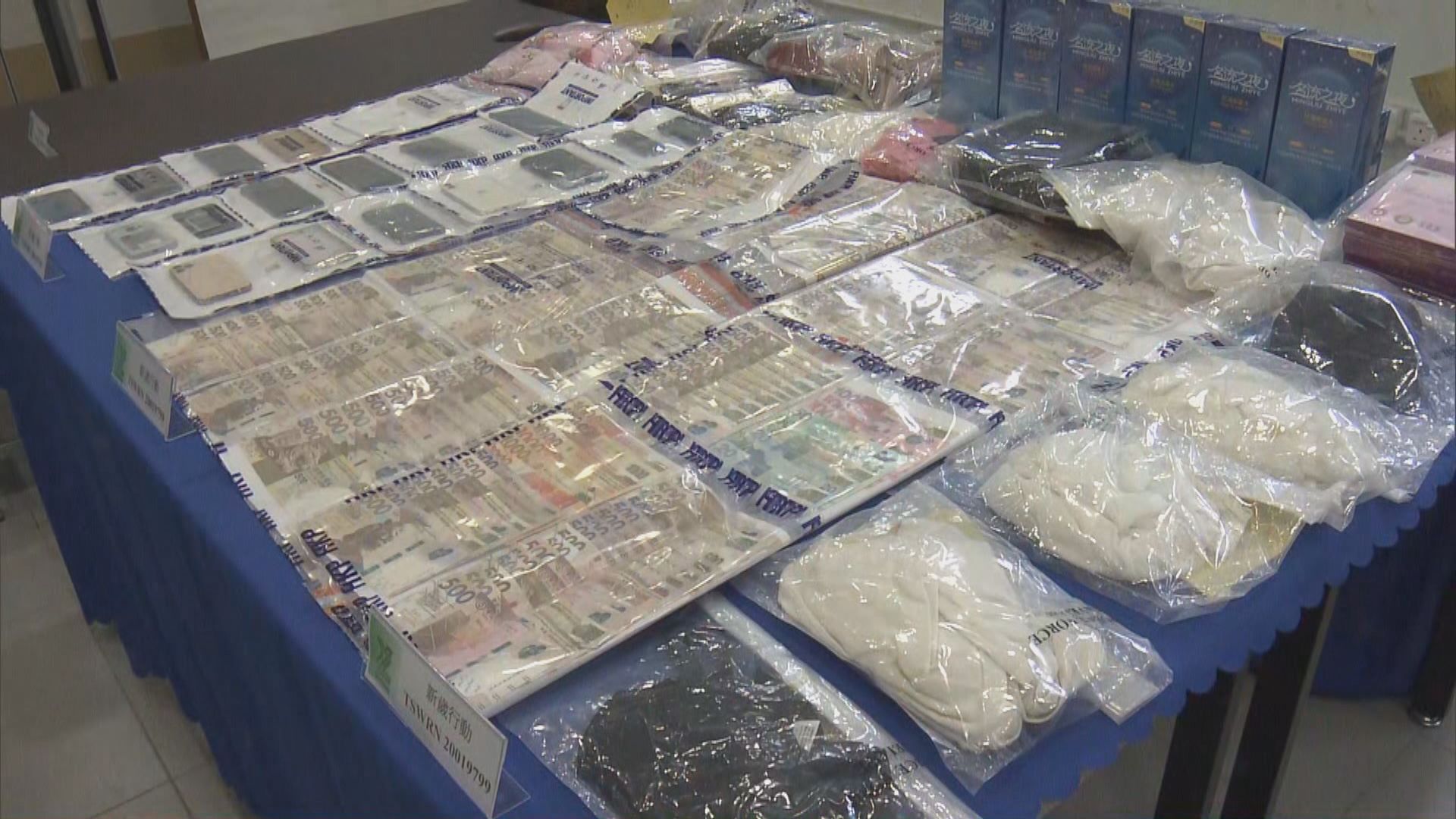 警方搗破元朗黑社會活動　拘106人涉經營色情場所等