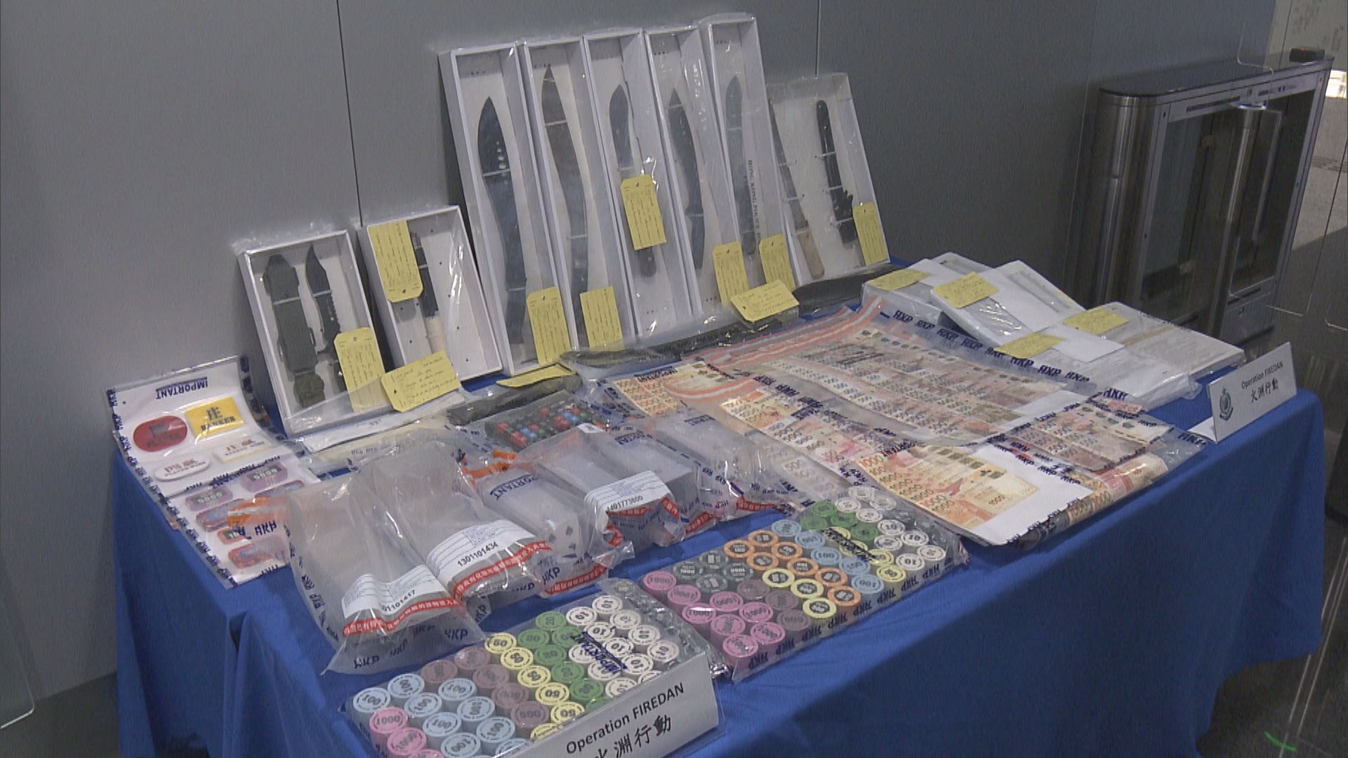 警方打擊三合會拘155人　包括黑社會頭目