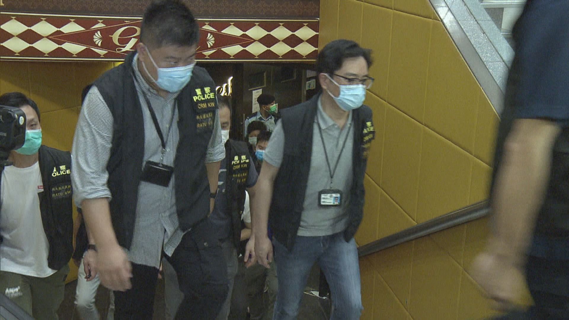 警方西九龍反黑拘六十男女