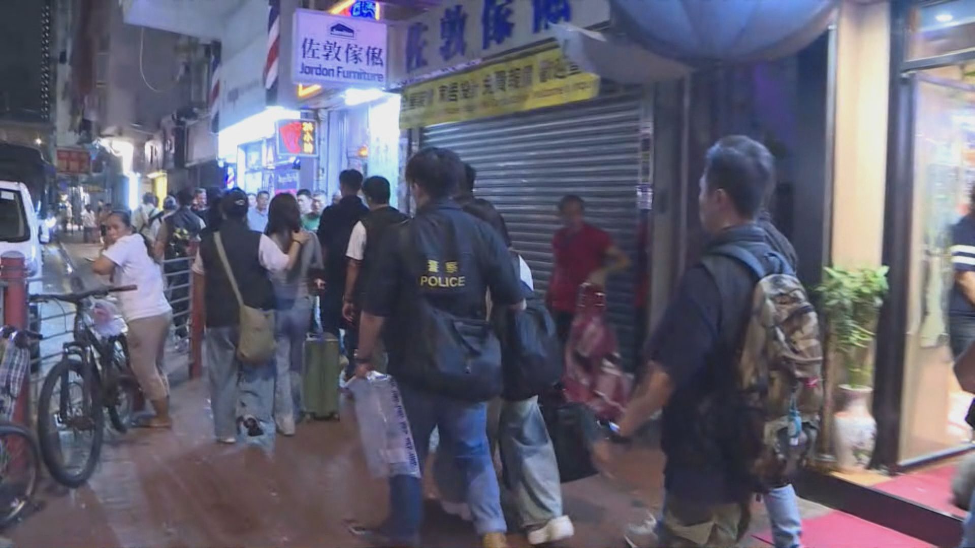 警方油麻地搗破跨境賣淫集團　拘捕29人