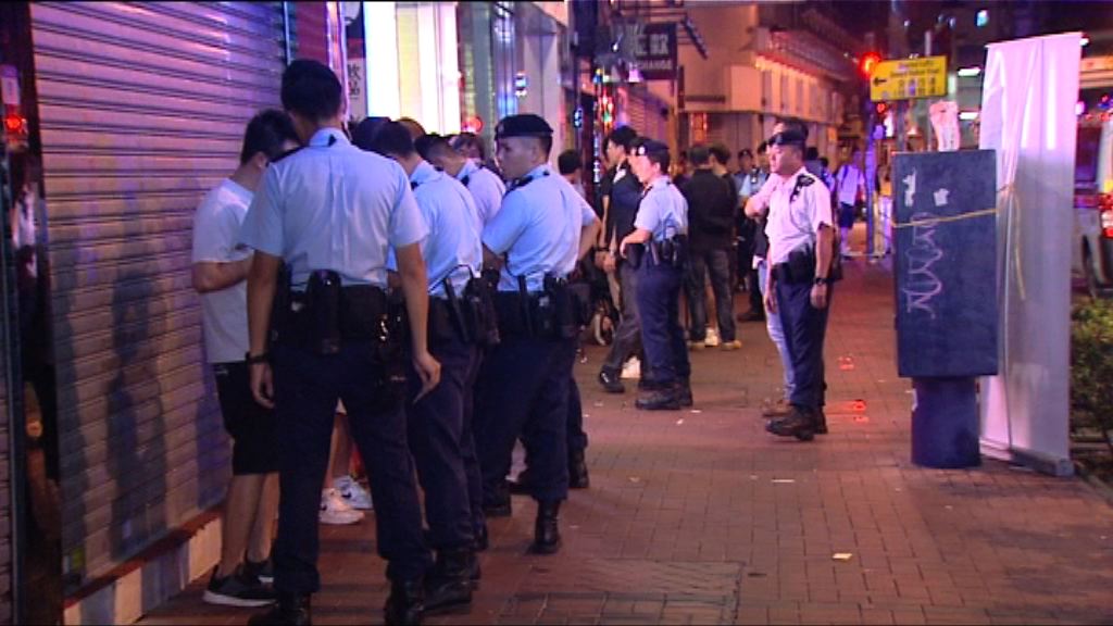 警方尖沙咀反罪惡搜查娛樂場所