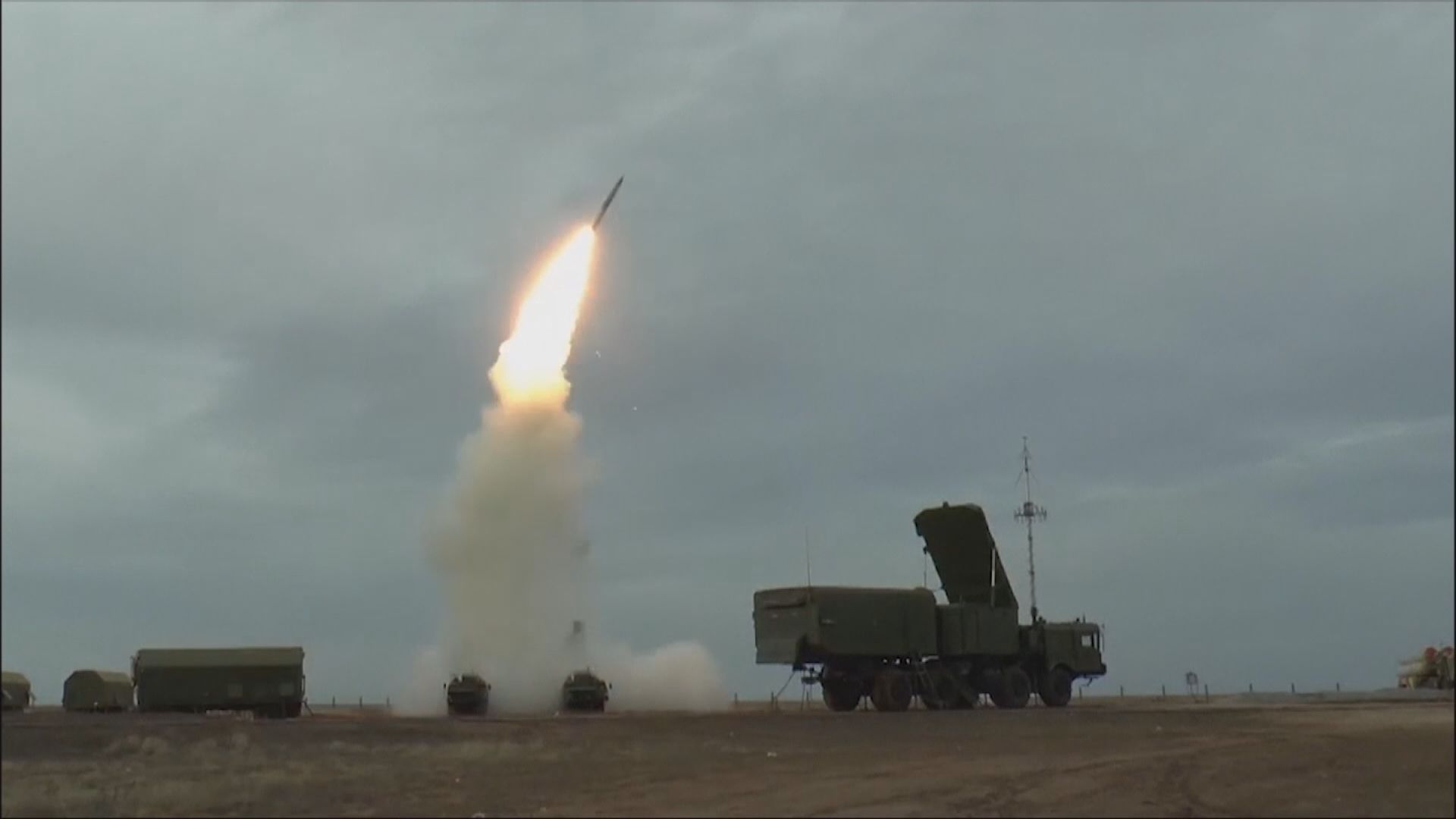 俄軍於烏克蘭邊境試射新型防空導彈