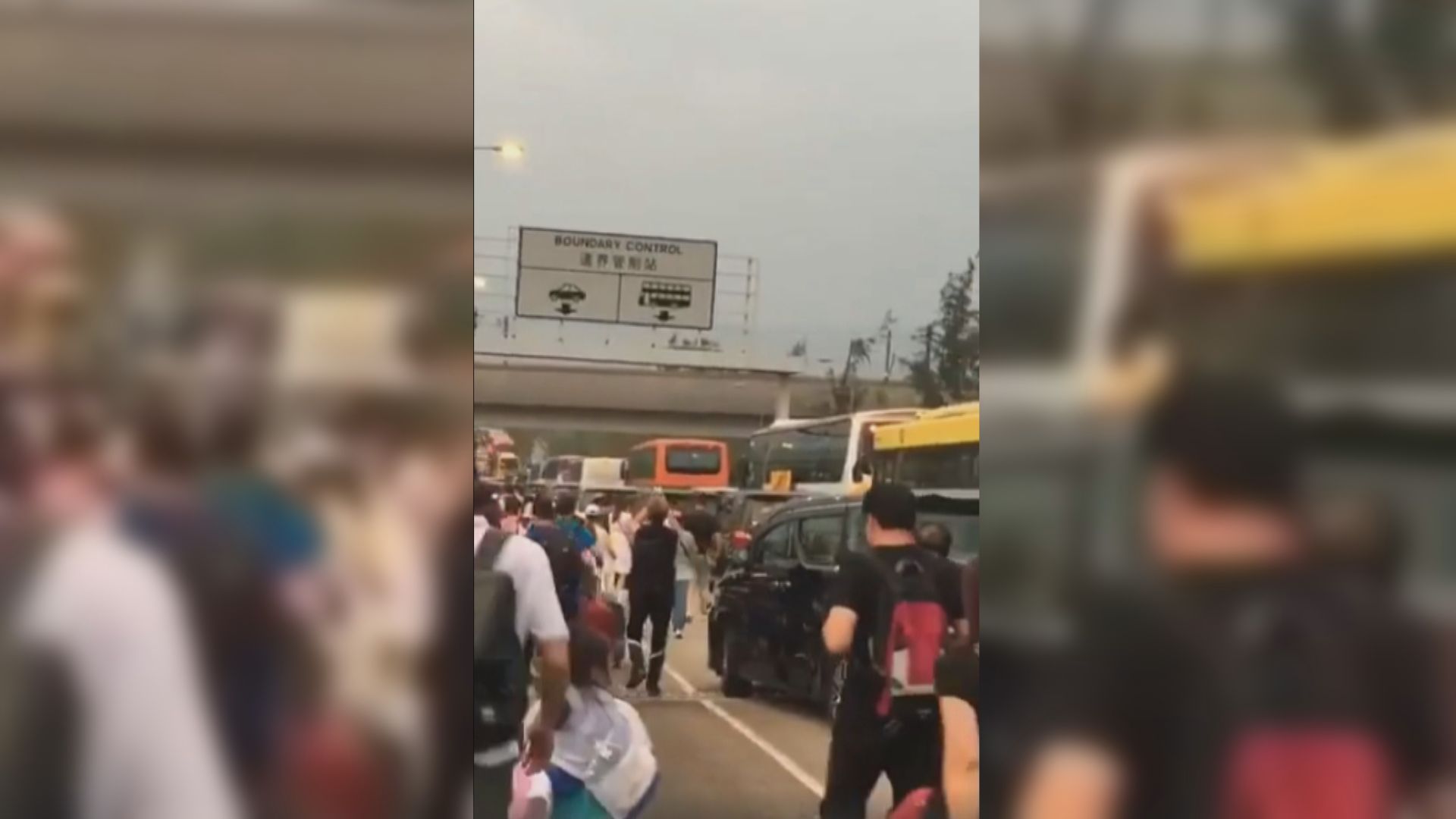 皇崗口岸入境車道一度嚴重擠塞