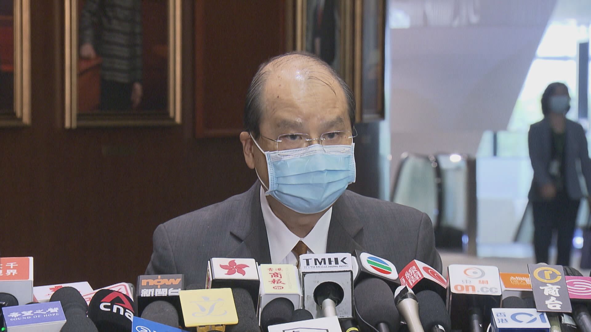 張建宗︰認真檢視放寬防疫措施空間