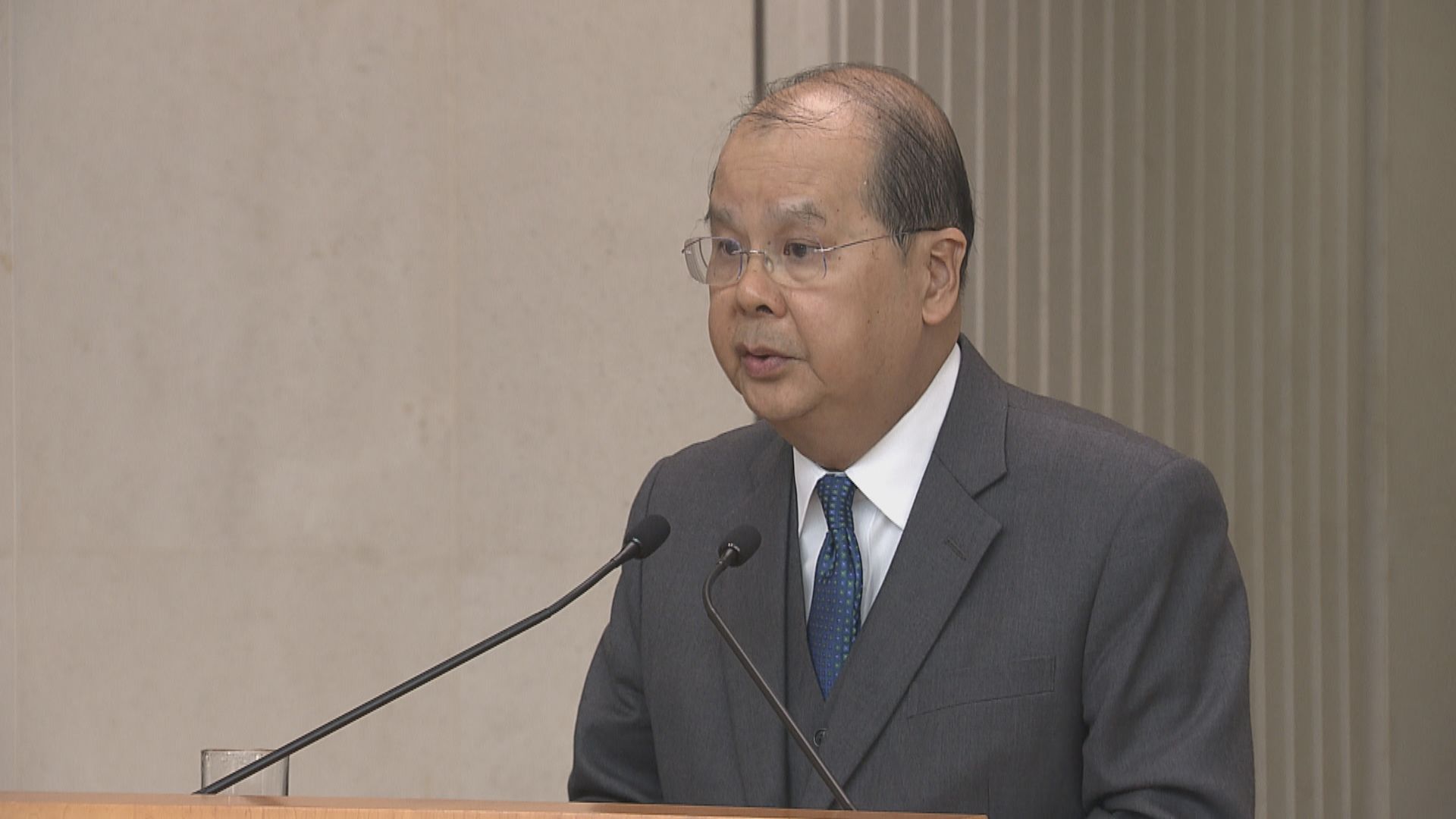 張建宗稱已着手籌備檢討委員會　強調對事不對人