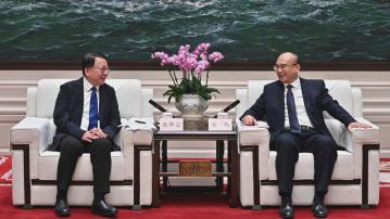 陳國基訪問哈爾濱　與黑龍江省委書記許勤會面