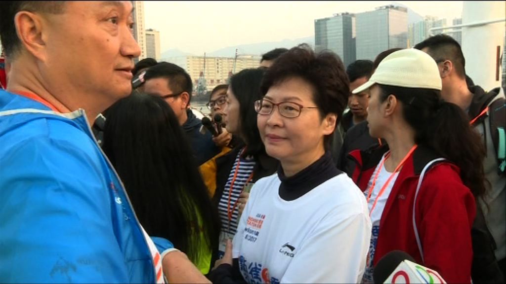 林鄭月娥沒回應故宮博物館爭議