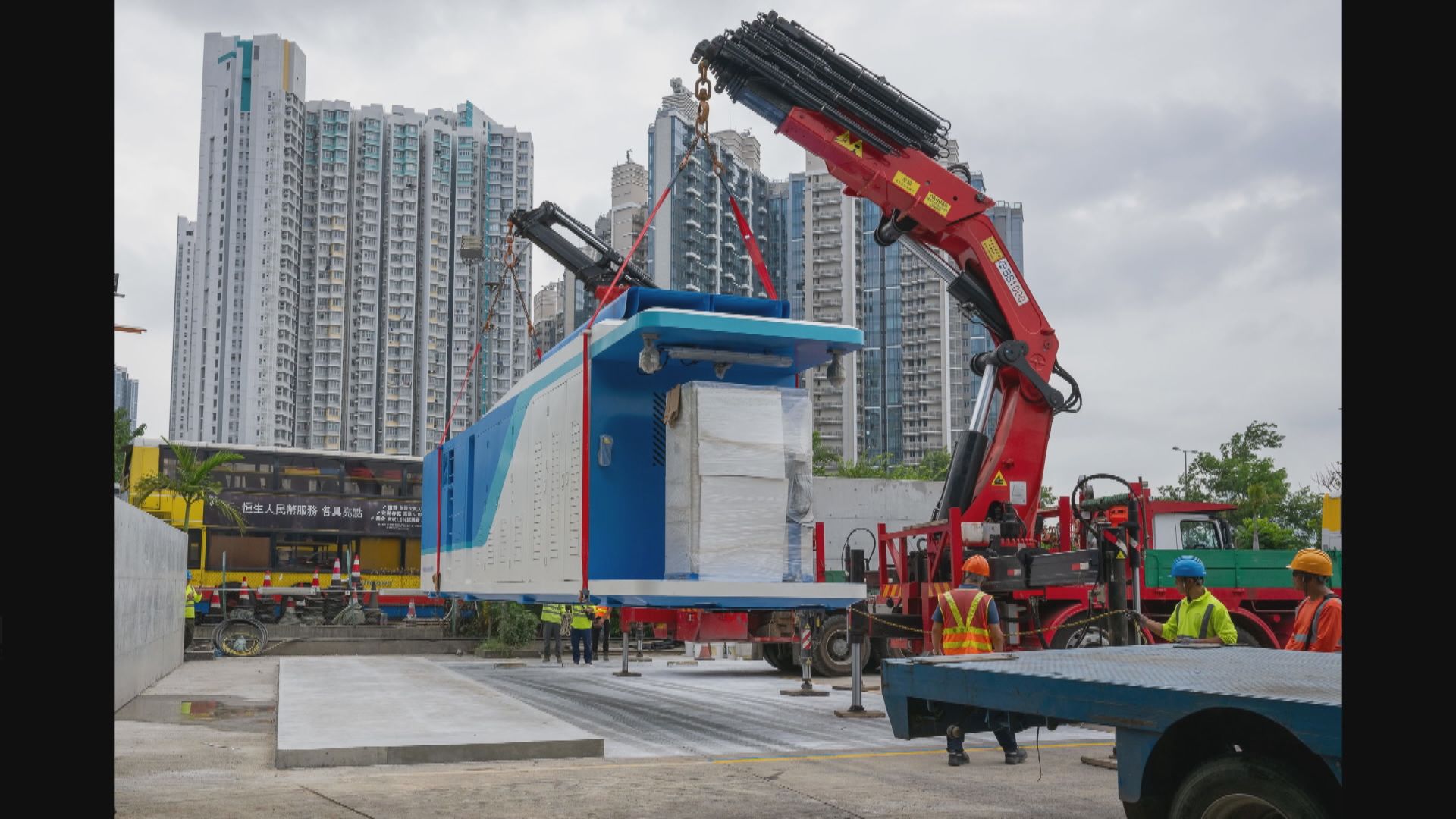 城巴西九車廠完成興建全港首個加氫站