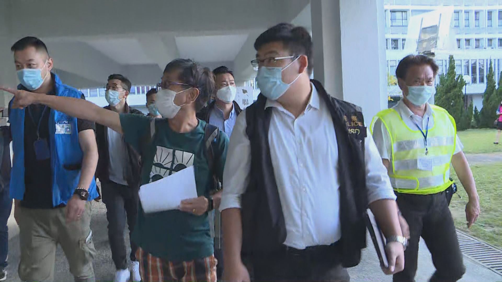 警方國安處派員到中文大學搜證