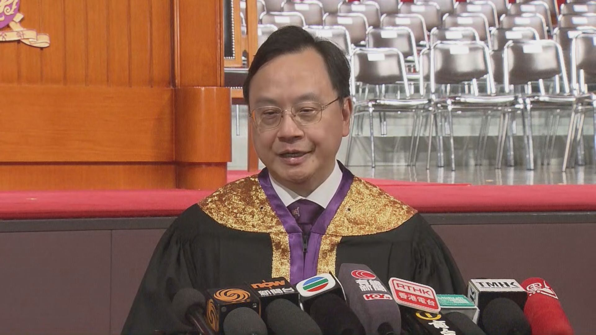 中大校長盧煜明就職禮　稱地緣政治環境複雜有危有機