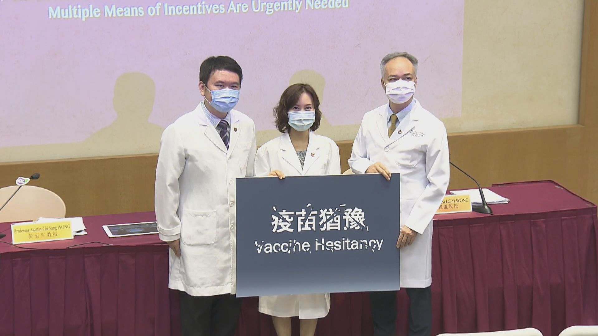 中大調查：僅四分一受訪者擬未來半年接種新冠疫苗