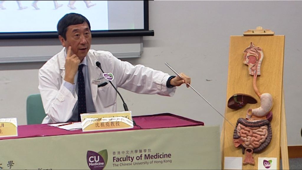 中大指本港大腸癌患者趨年輕化
