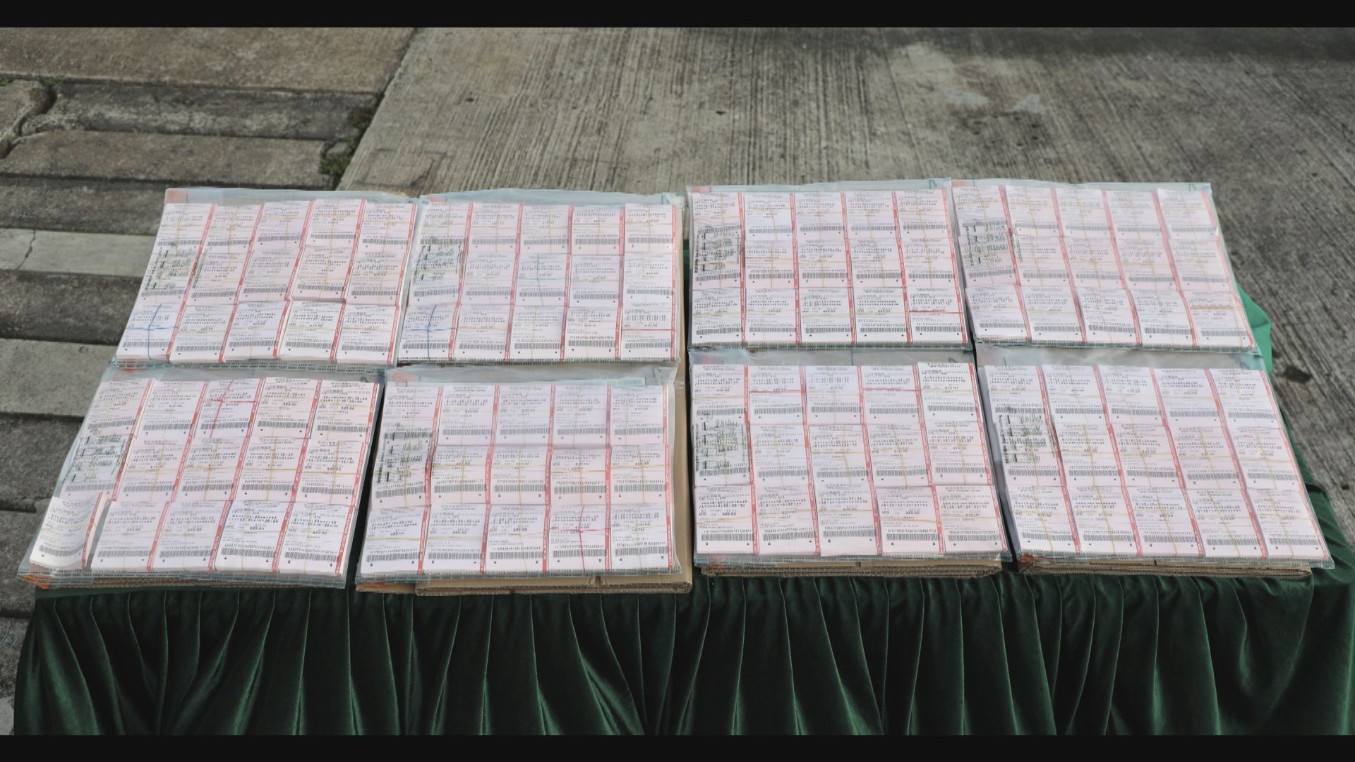 海關反走私檢六合彩彩票　約600張中獎　彩金7萬