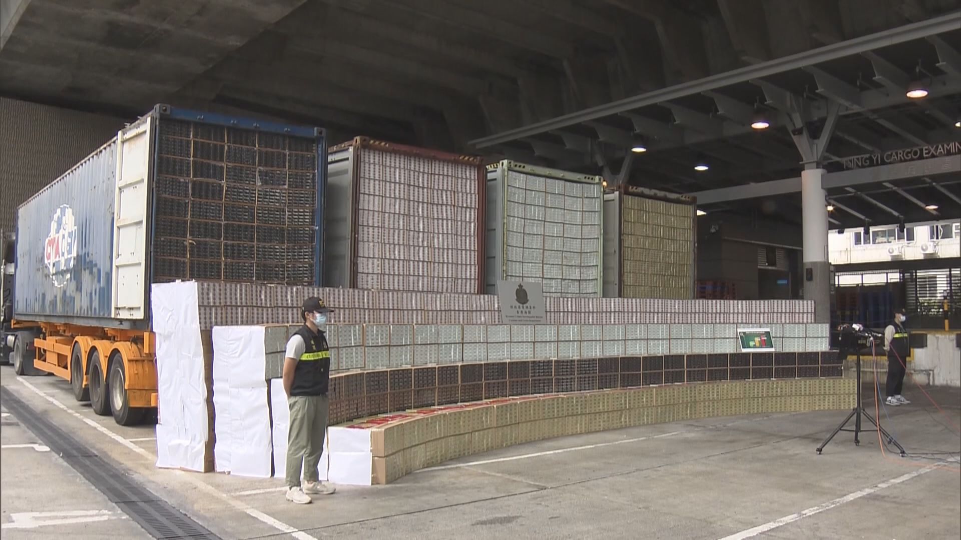 海關檢獲4400萬支私煙　市值約1億2000萬