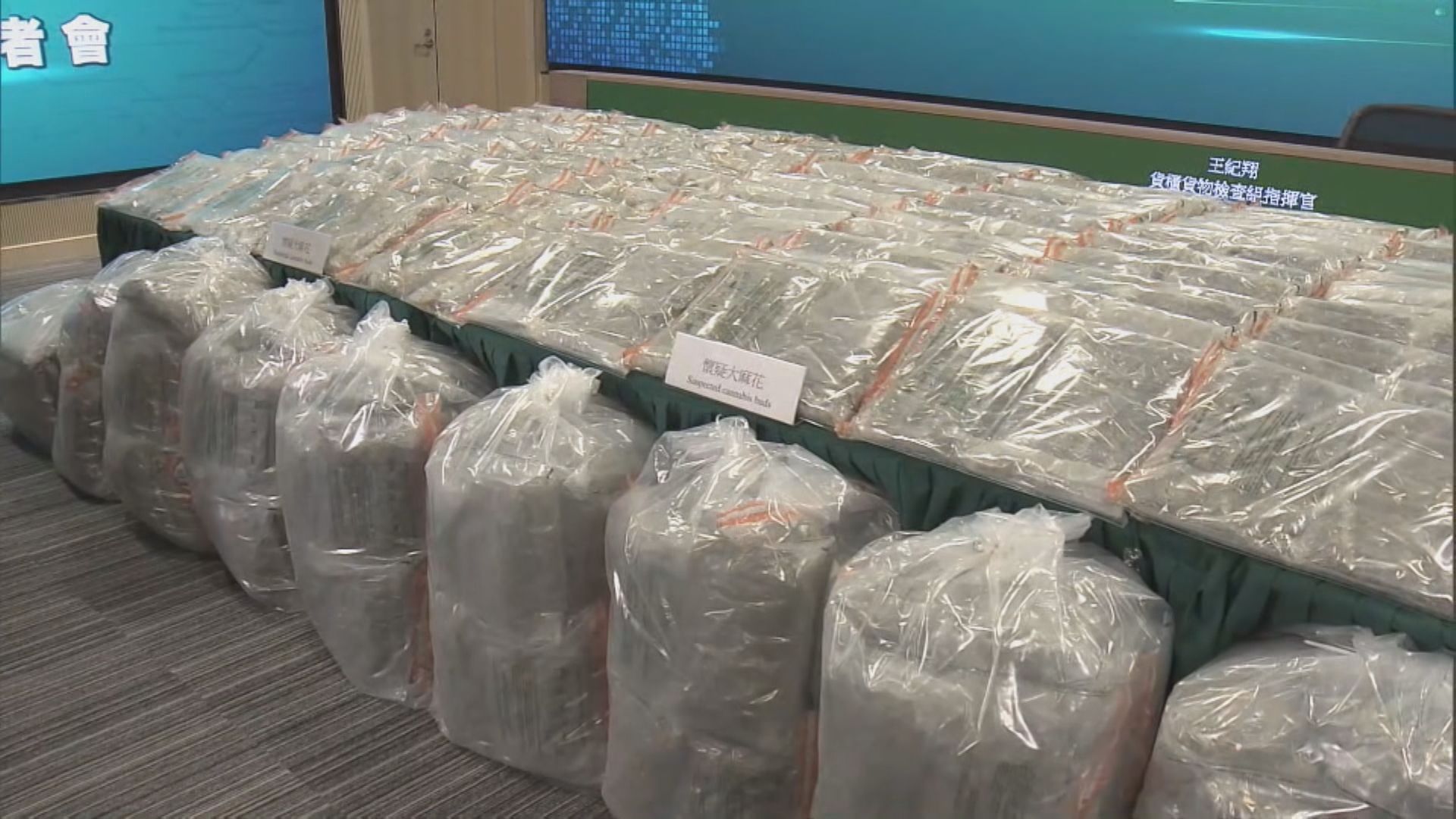 海關青衣查貨櫃檢1.4億毒品拘一男子